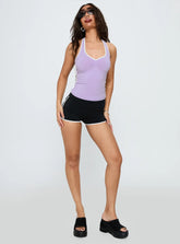 Say It First Halter Top Lilac